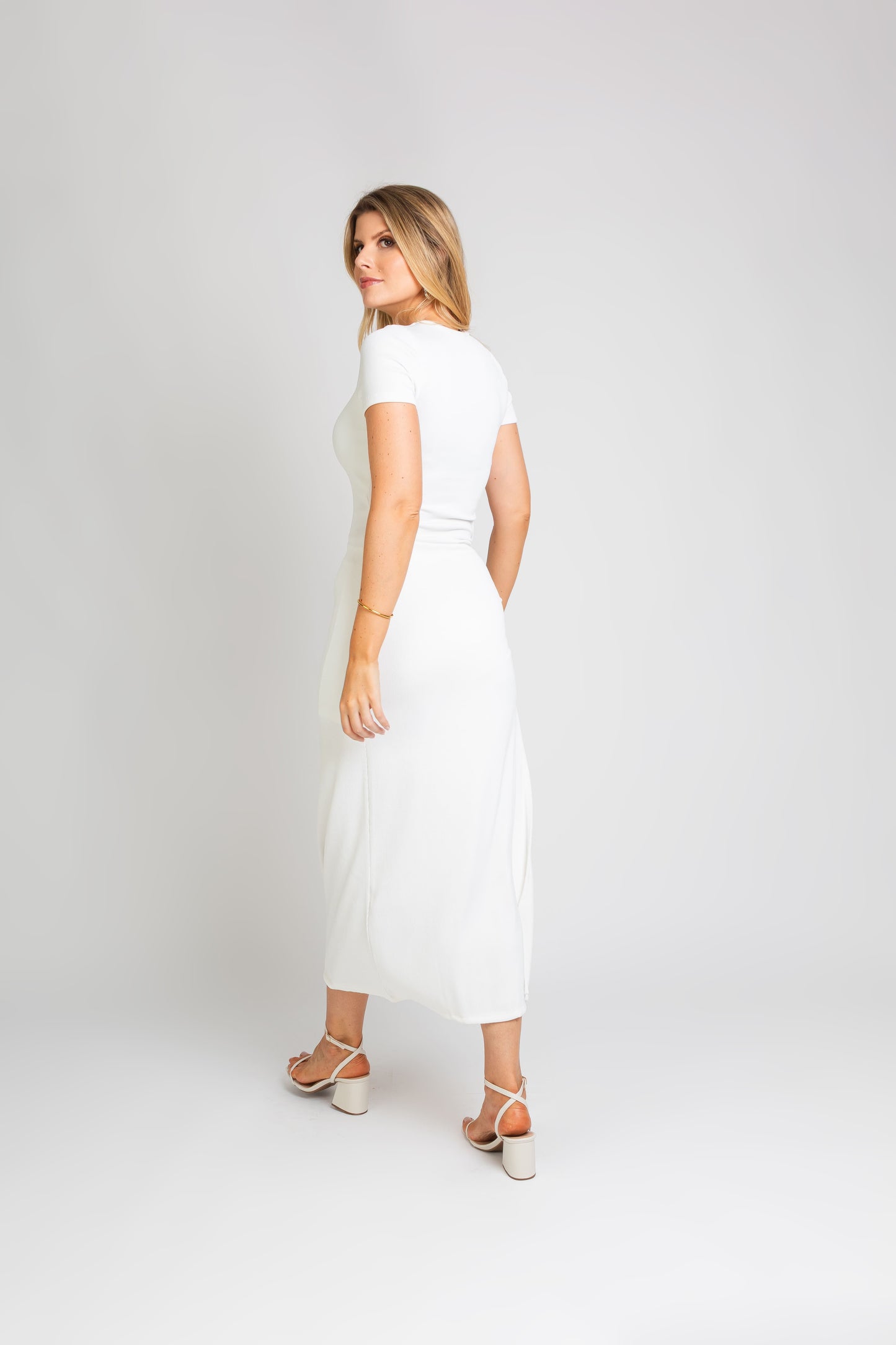 Vestido Eclipse Cutout Branco