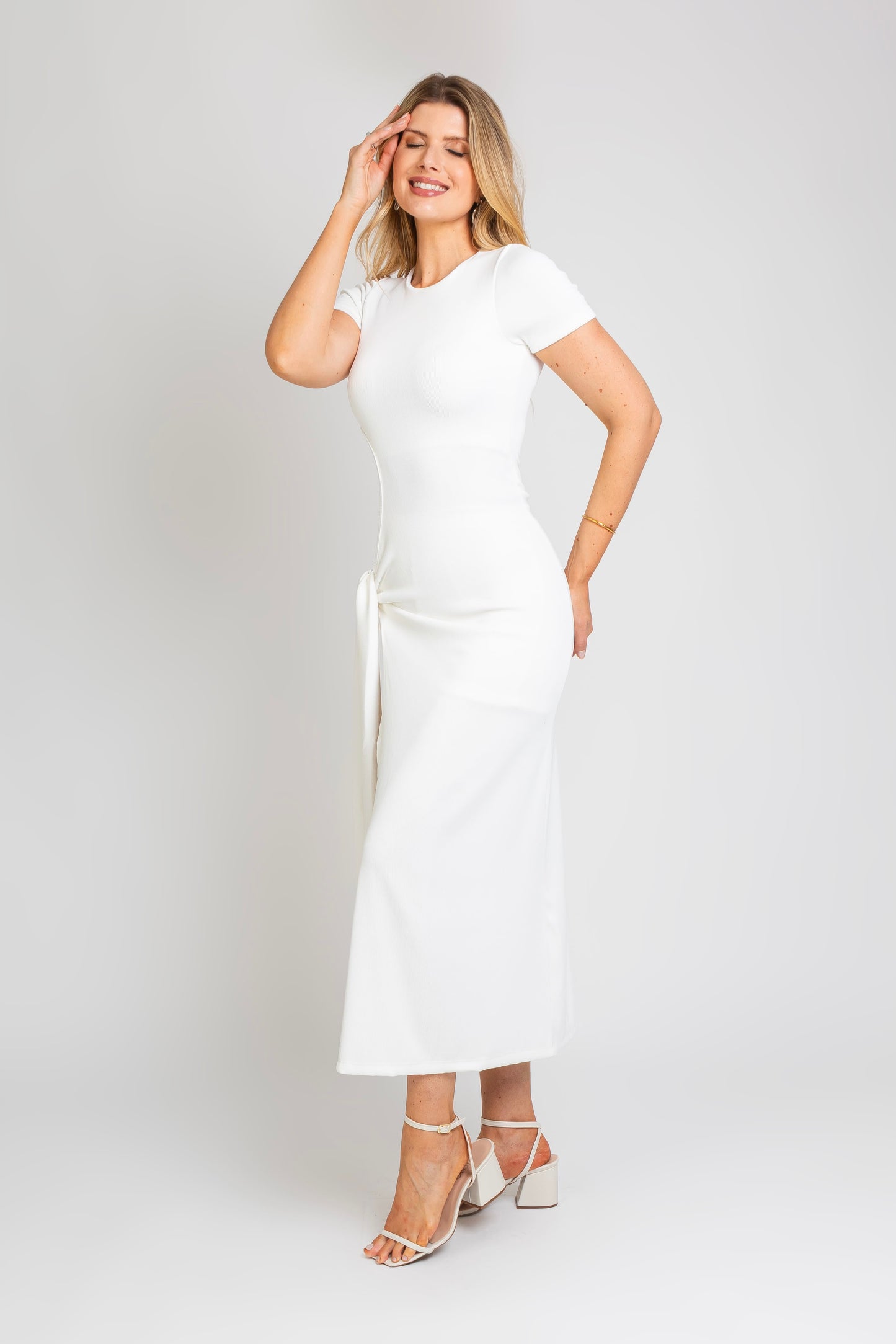 Vestido Eclipse Cutout Branco