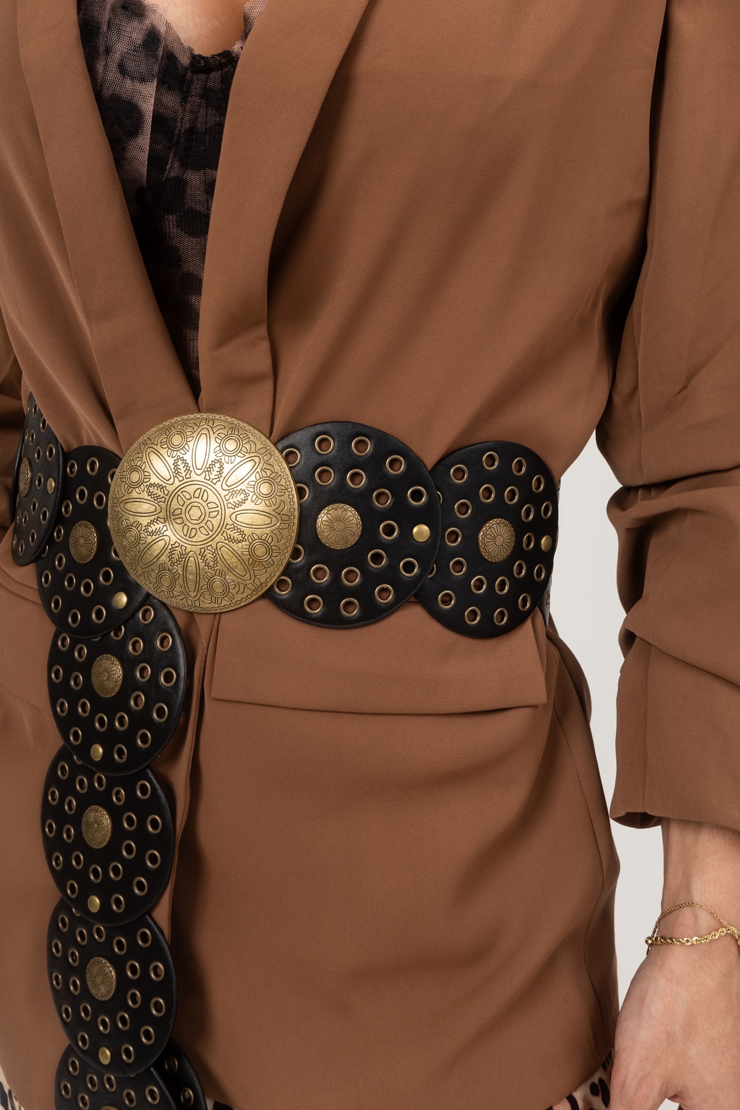 Cinto Boho Luxo Preto