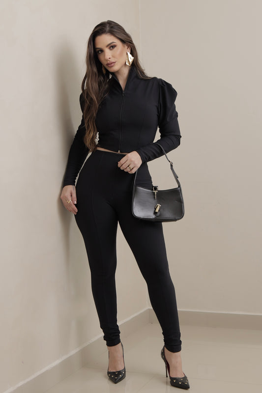 Conjunto Power Montaria Preto